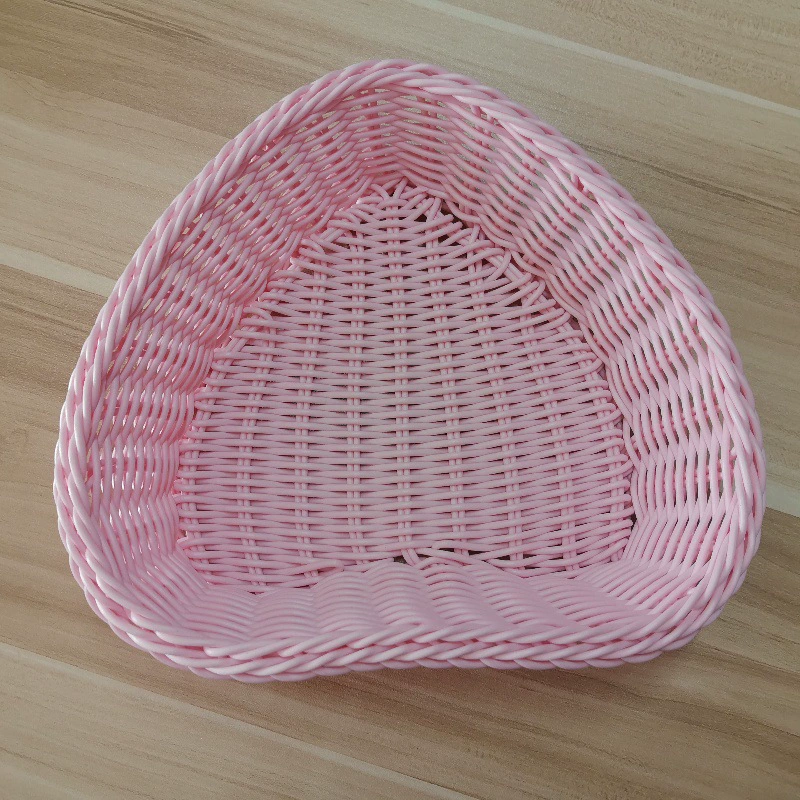 PP Woven Rattan Snack Basket