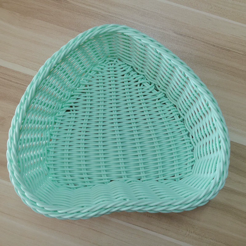PP Woven Rattan Snack Basket
