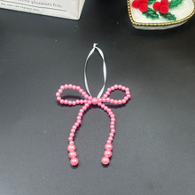 Pearl Bow Wreath Decoration