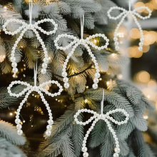 Pearl Bow Wreath Decoration