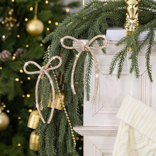 Pearl Bow Wreath Decoration