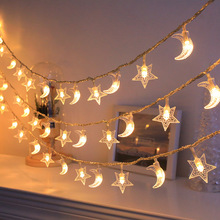 Solar Powered LED Star String Lights