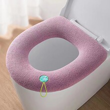 Thickened Knitted Washable Toilet Seat Cover