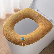 Thickened Knitted Washable Toilet Seat Cover
