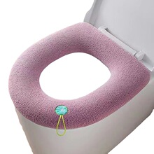 Thickened Knitted Washable Toilet Seat Cover