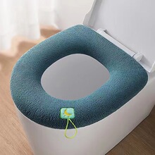 Thickened Knitted Washable Toilet Seat Cover