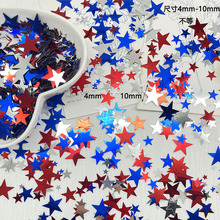 Silver Glitter Five-Point Star