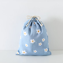 Cotton Drawstring Travel Storage Bag