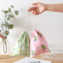 Cotton Drawstring Travel Storage Bag