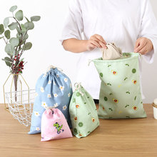 Cotton Drawstring Travel Storage Bag