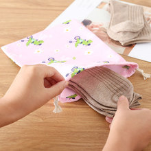 Cotton Drawstring Travel Storage Bag