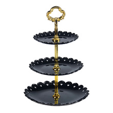 Three-Tier Plastic Dry Fruit Stand