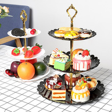 Three-Tier Plastic Dry Fruit Stand