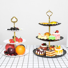 Three-Tier Plastic Dry Fruit Stand
