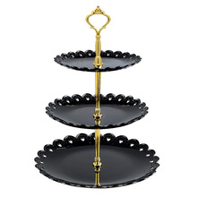 Three-Tier Plastic Dry Fruit Stand