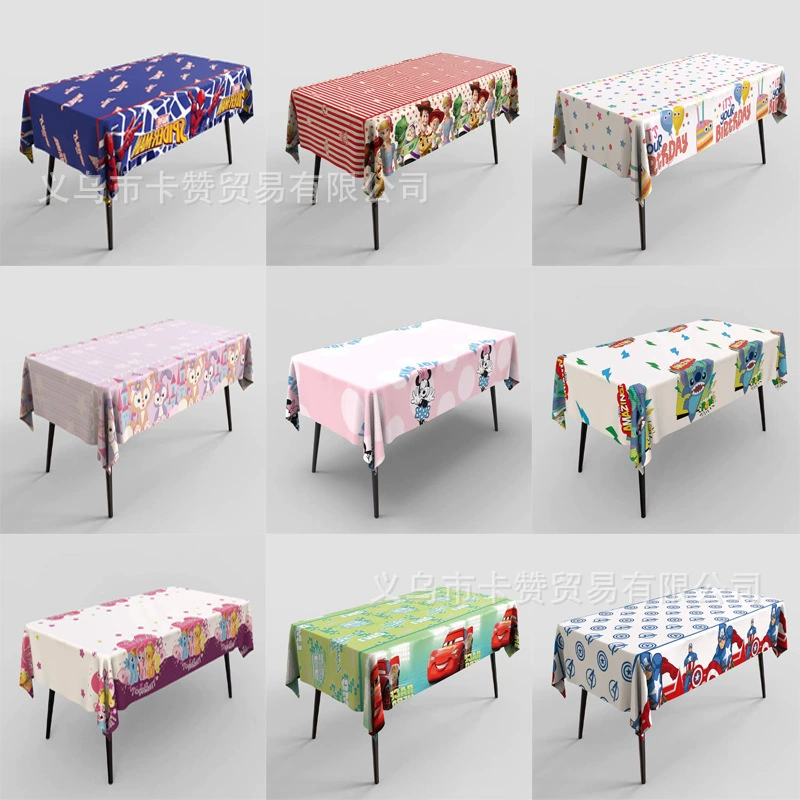 Cartoon Disposable Tablecloth 137x183cm