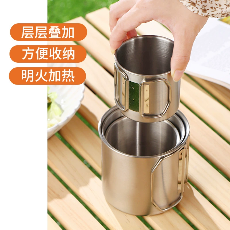 Stainless Steel Folding Coffee Mug