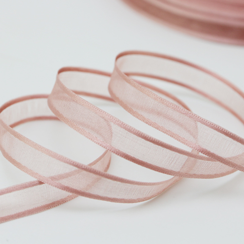 10mm Snow Gauze Ribbon