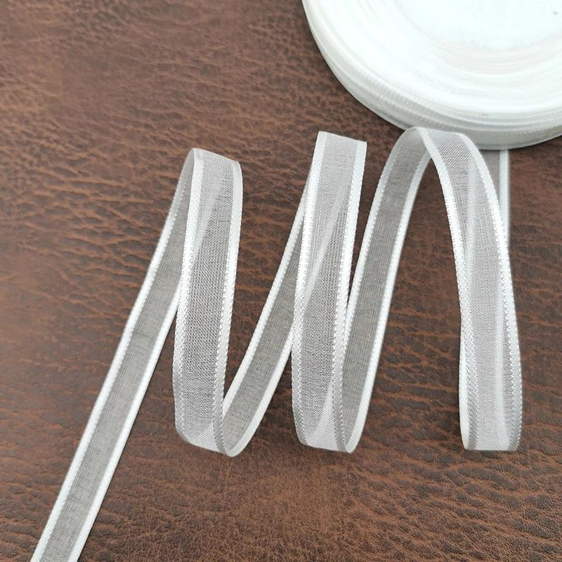10mm Snow Gauze Ribbon Roll