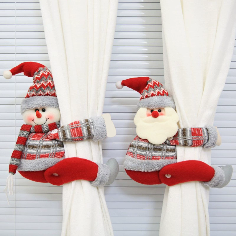 Christmas Cartoon Doll Curtain Ring