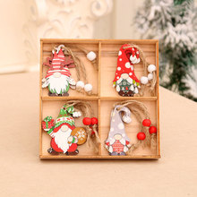 12-Pack Wooden Christmas Ornament Box Set