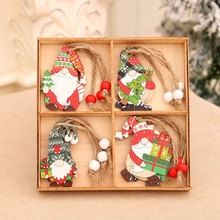 12-Pack Wooden Christmas Ornament Box Set