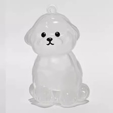 Transparent Dog Hair Capsule Charm