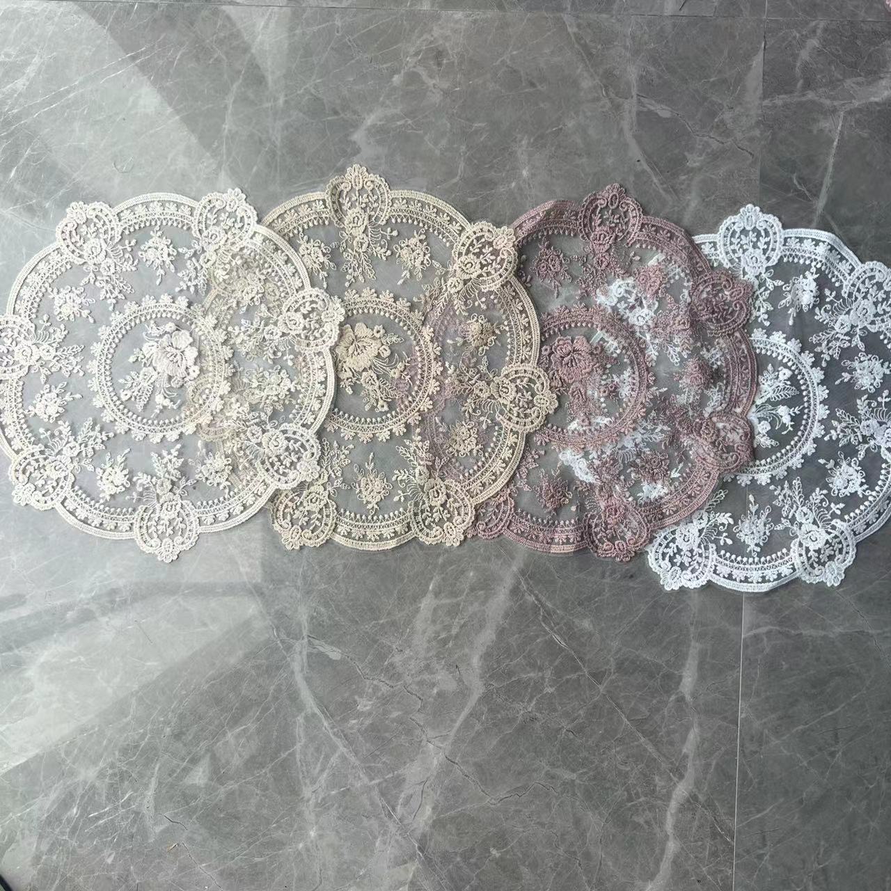 33cm Round Lace Placemat
