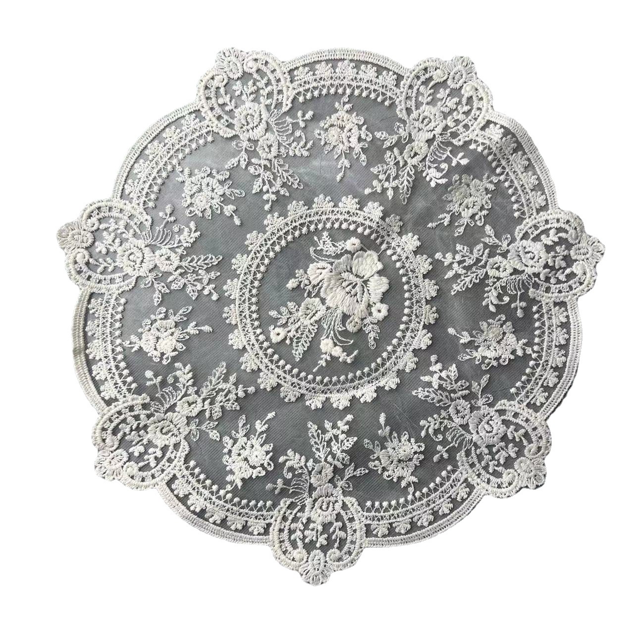 33cm Round Lace Placemat
