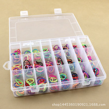 24-Compartment Detachable Transparent PP Storage Box