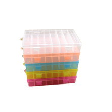 24-Compartment Detachable Transparent PP Storage Box