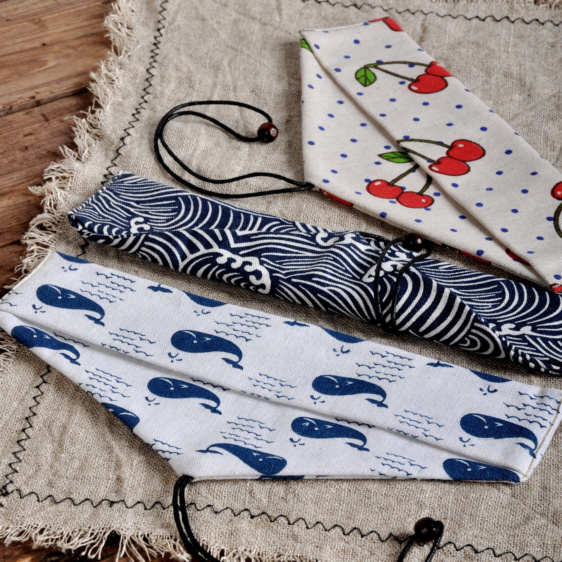 Japanese-Style Portable Chopsticks Spoon Bag