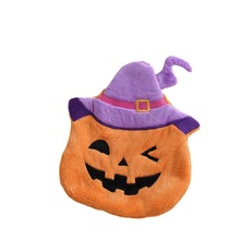 Coral Fleece Pumpkin Kitchen Hand Towel
