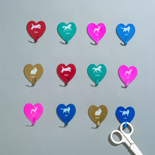Pink Heart Stainless Steel Hook