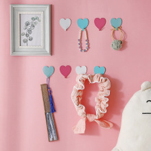 Pink Heart Stainless Steel Hook