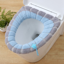 Knitted Fleece Toilet Seat Cover