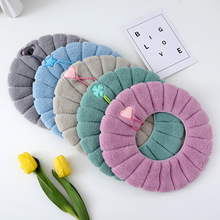 Knitted Fleece Toilet Seat Cover