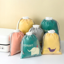 Waterproof Drawstring Double-Layer Travel Pouch