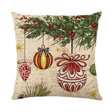 Polyester Christmas Pillowcase Without Core