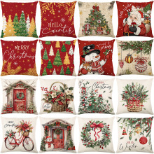 Polyester Christmas Pillowcase Without Core