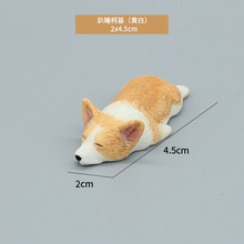 Mini Corgi Resin Micro Landscape Ornament