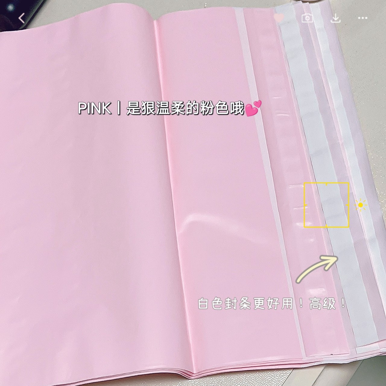 Light Pink Express Air Box Waterproof Bag