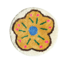 Thick Flocked Imitation Cashmere Tufted Seat Cushion