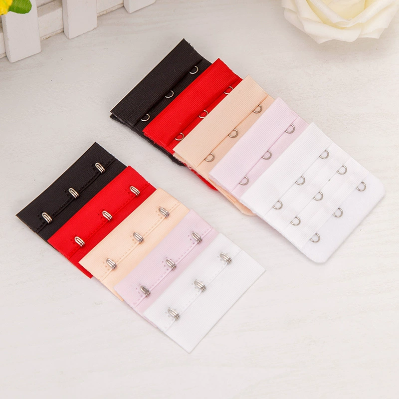 Stainless Steel Three-Row Three-Hook Bra Closure Set