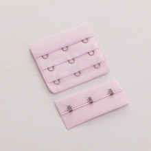 Stainless Steel Three-Row Three-Hook Bra Closure Set