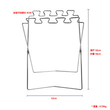 Foldable Outdoor Garbage Bag Holder Rack