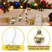 Plastic Christmas Ornament Gift Box Set