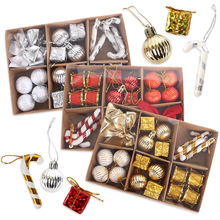 Plastic Christmas Ornament Gift Box Set