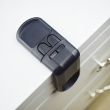 White Double Button 90 Degree Cabinet Lock