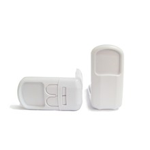 White Double Button 90 Degree Cabinet Lock